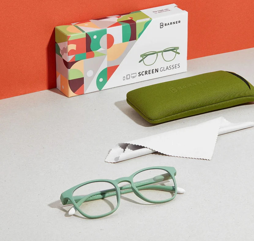 BARNER | Dalston | Blue Light Glasses | Military Green - Image 4