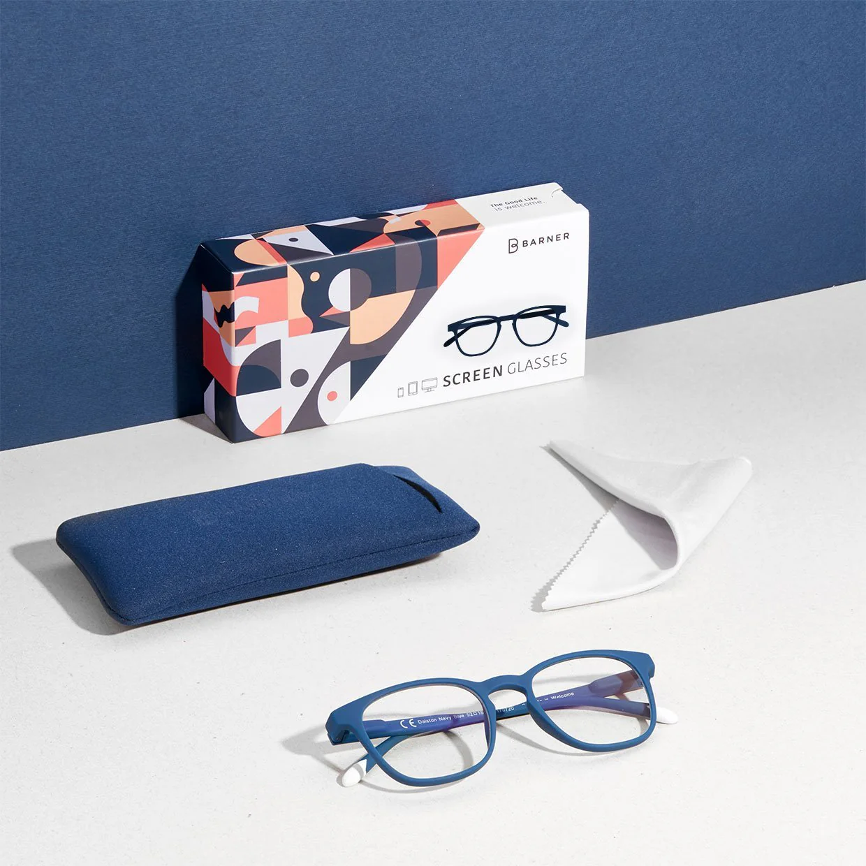 BARNER | Dalston | Blue Light Glasses | Navy Blue - Image 4