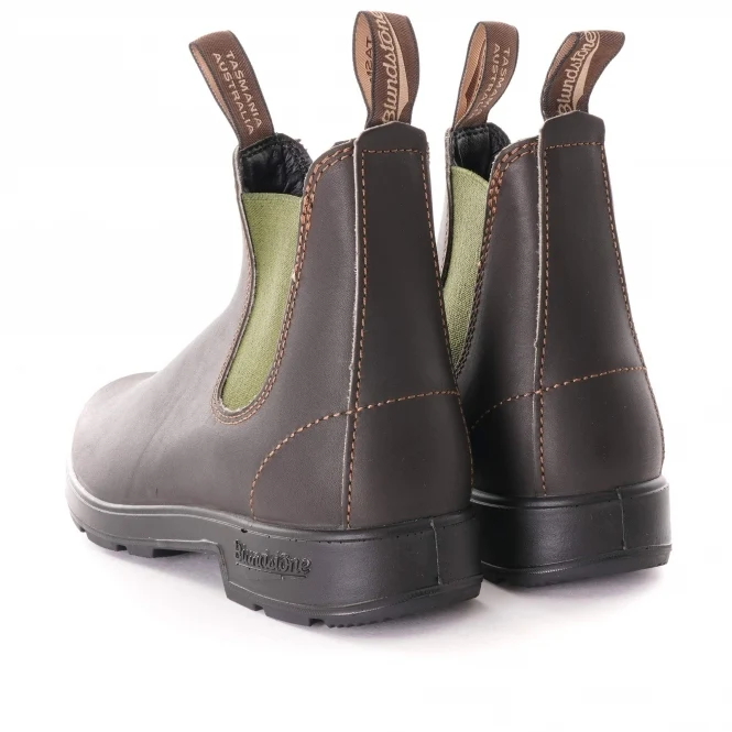 BLUNDSTONE | 519 Leather | Stout Brown/Olive - Image 4