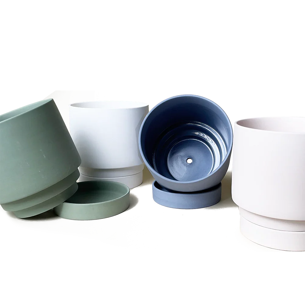 CHIVE | Casey Pot & Saucer | Olive - Image 3