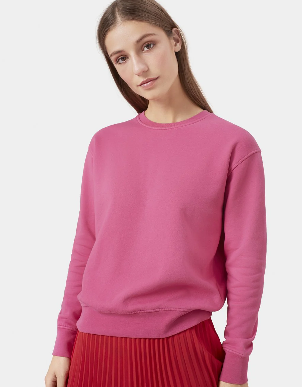 COLORFUL STANDARD | Classic Organic Crewneck | Scarlet Red - Image 4