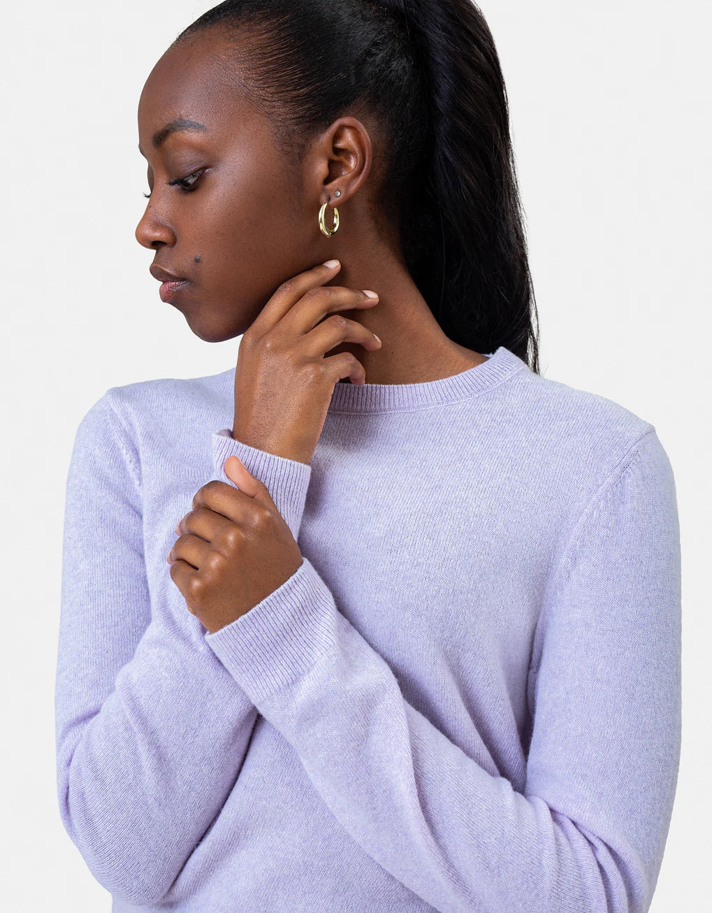 COLORFUL STANDARD | Women Light Merino Wool Crewneck | Bubblegum Pink - Image 3