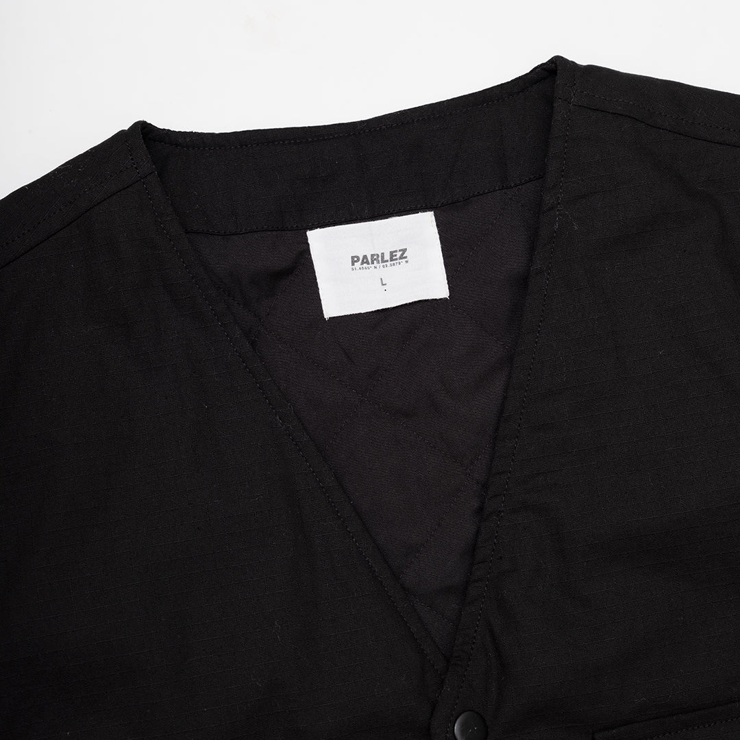 PARLEZ | Dyas Gilet | Black - Image 3