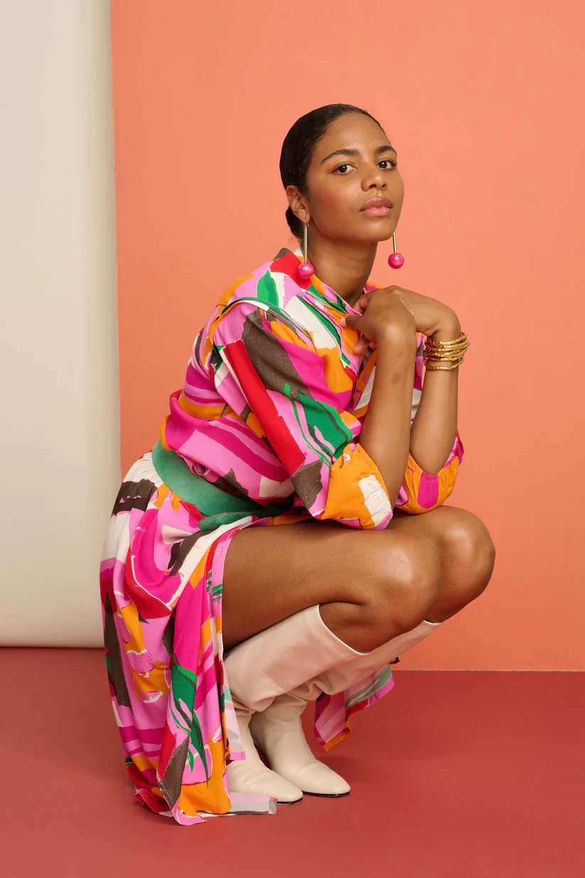 POM AMSTERDAM | Cape Town Dress | Multi - Image 5