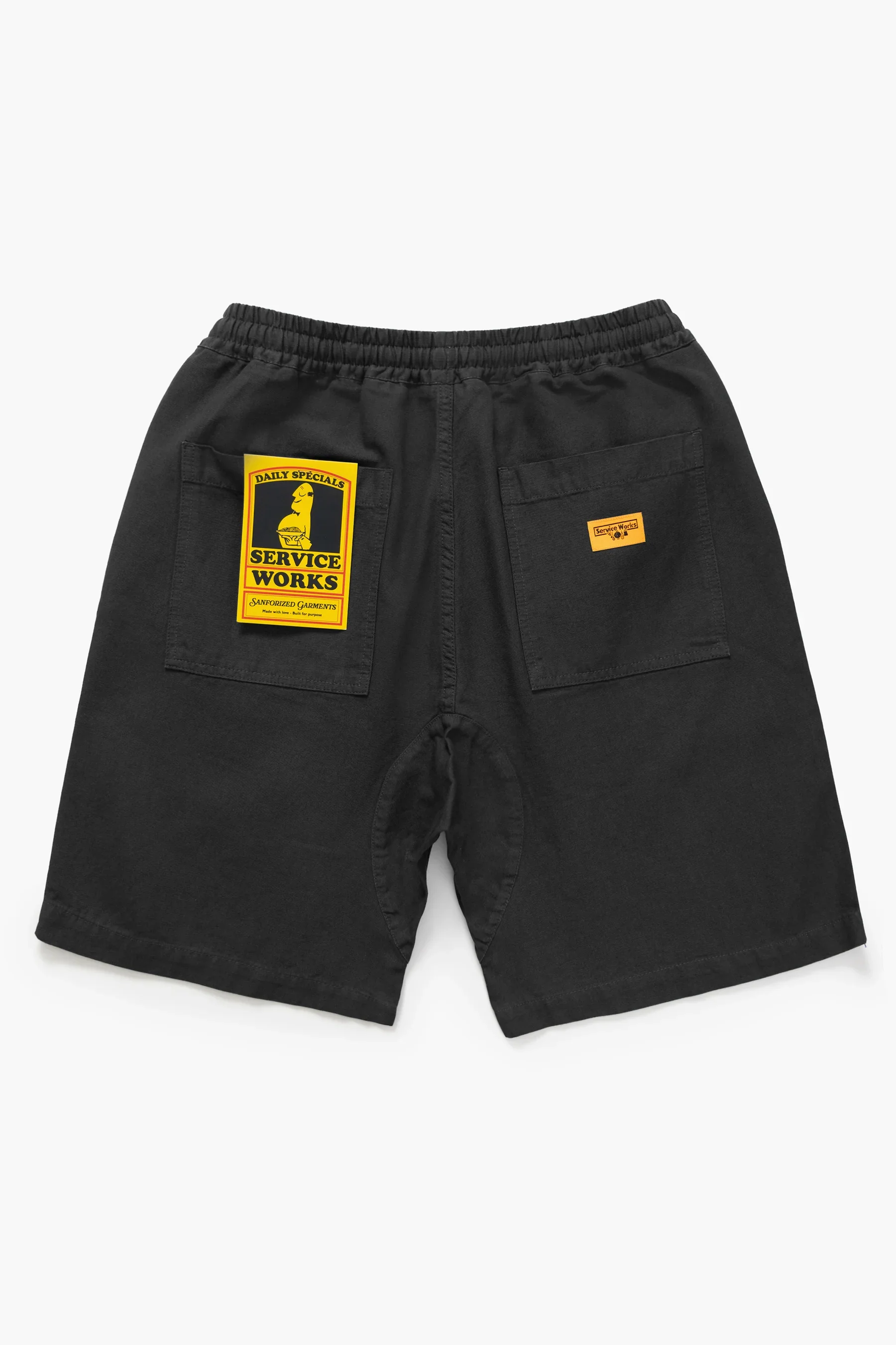 SERVICE WORKS | Classic Chef Shorts | Black - Image 5