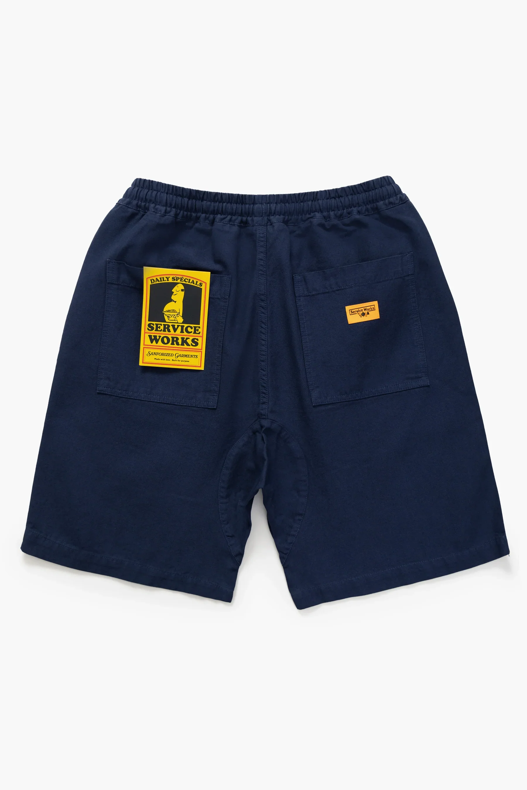 SERVICE WORKS | Classic Chef Shorts | Dark Navy - Image 5